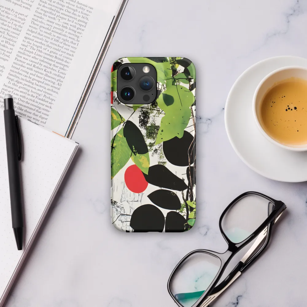 Nature's Geometry: A Contemporary Collage | Phone Case |  16 Pro Max | Snap Case | Matte