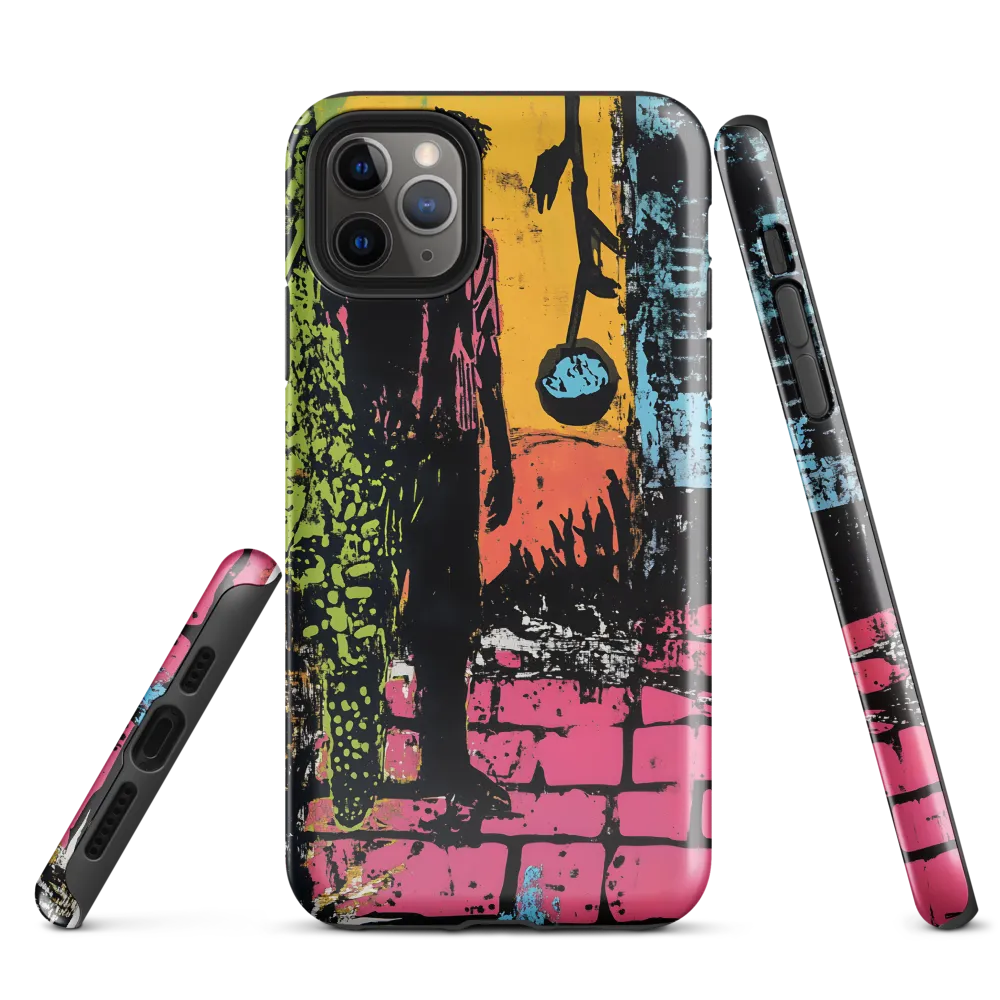 Urban Solitude: A Graffiti Journey | Phone Case |  11 Pro Max | Tough Case | Glossy