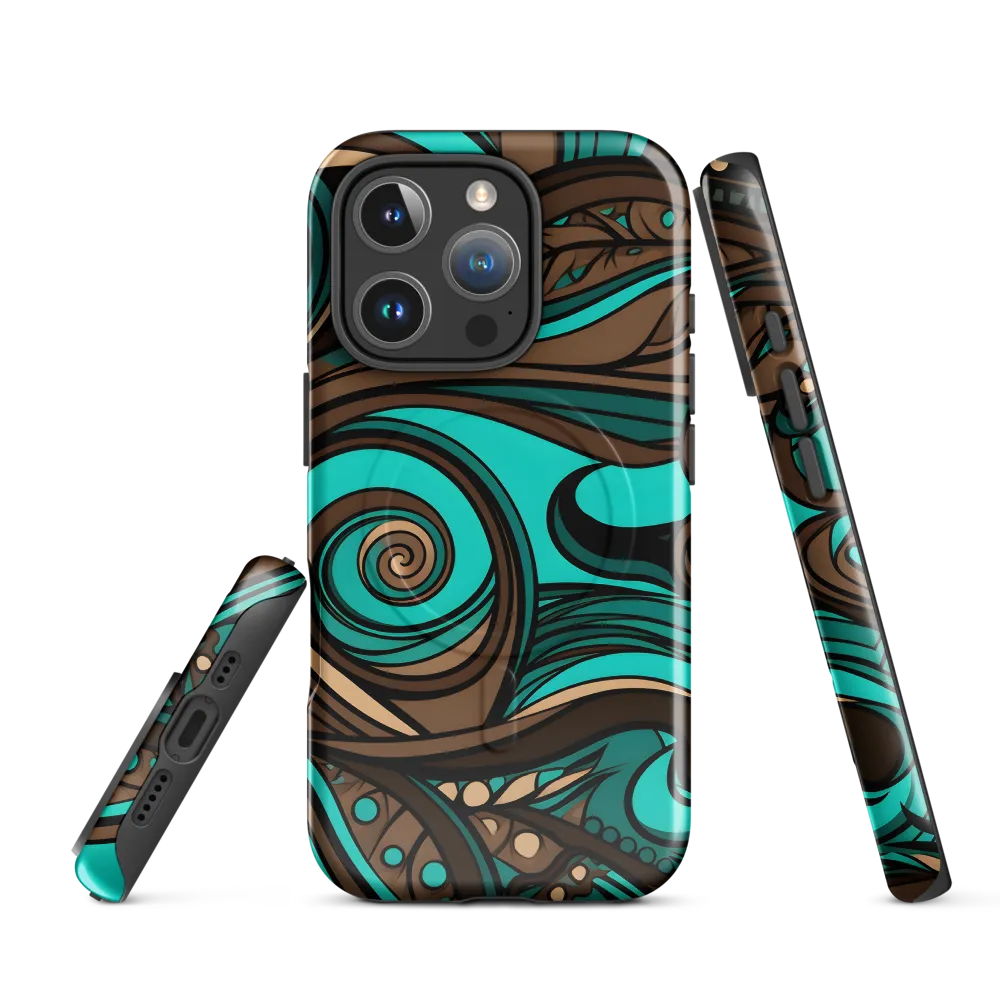 Fluctuating Currents | Phone Case |  16 Pro | MagSafe® Tough Case | Glossy