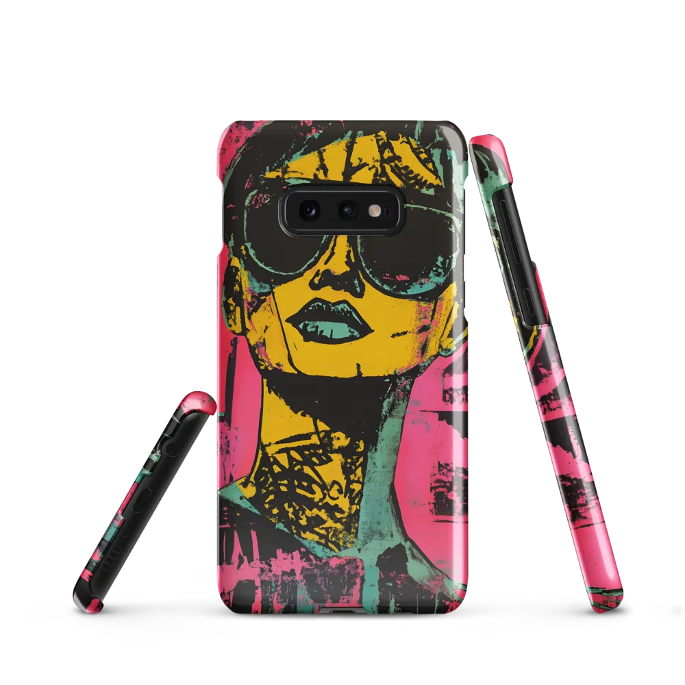 Confident Portrait in Neon Colors