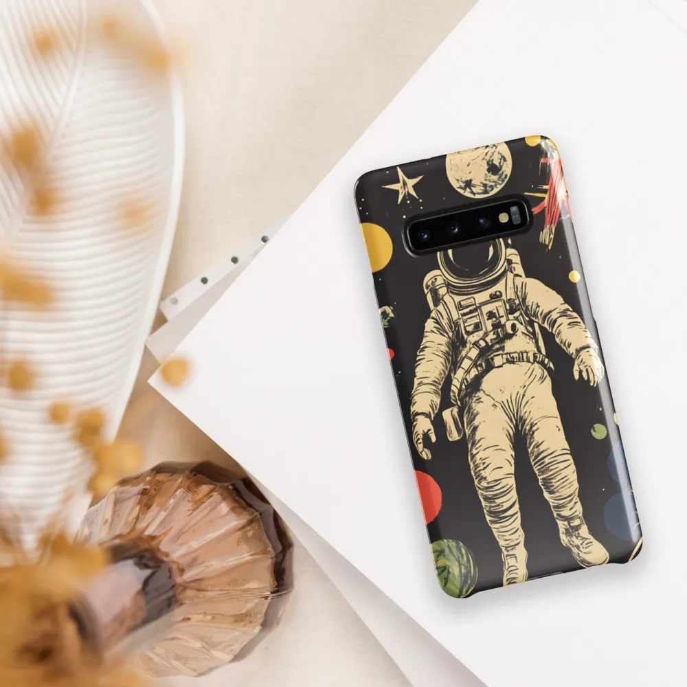 Cosmic Journey: An Astronaut's Perspective | Phone Case |  S10 Plus | Snap Case | Glossy