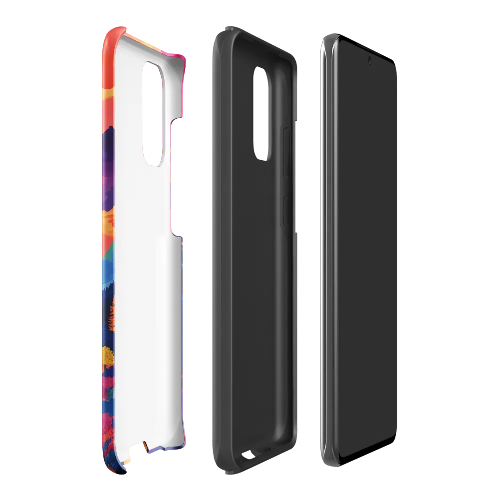 Radiant Serenity: A Surreal Landscape | Phone Case |  S20 Plus | Tough Case | Glossy