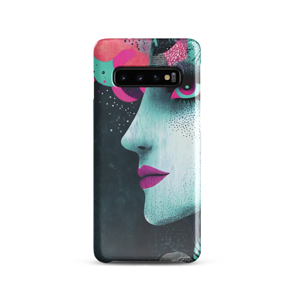 Mystical Beauty in Blue and Pink | Phone Case |  S10 | Snap Case | Glossy