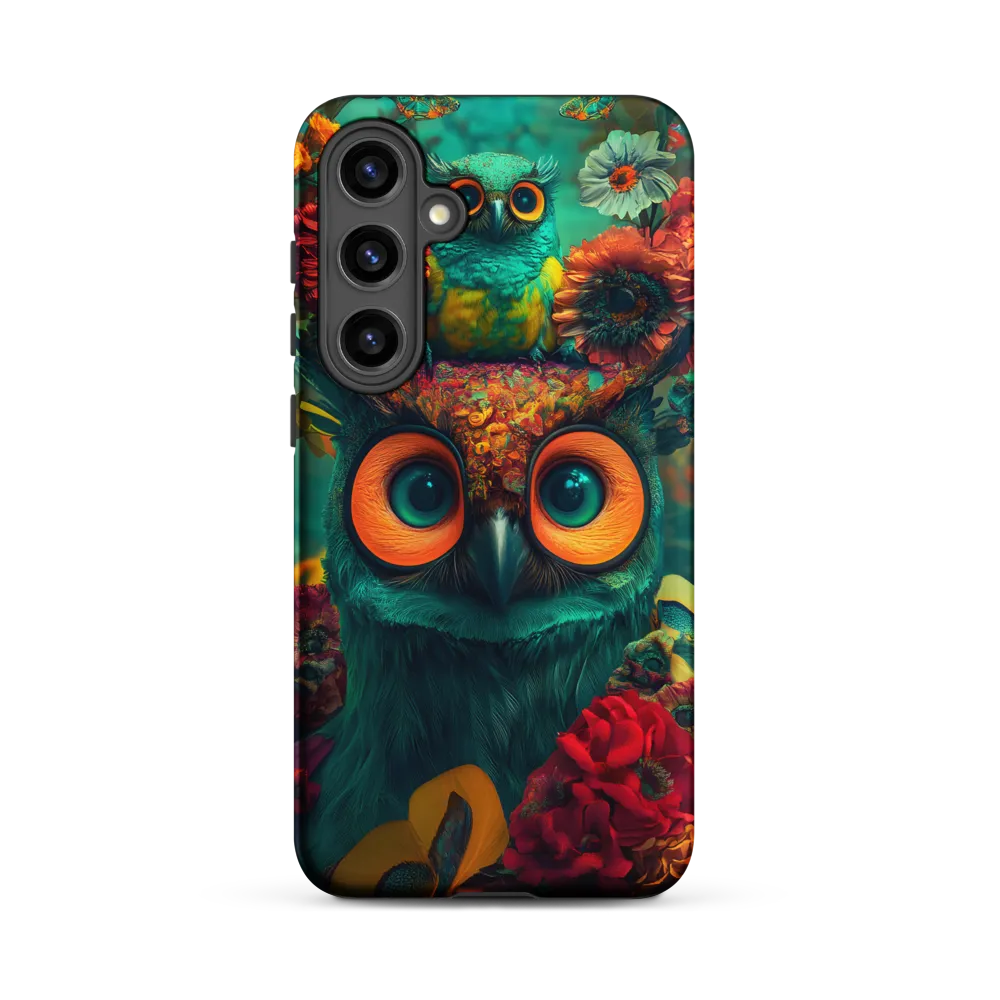 Majestic Harmony: The Floral Owl