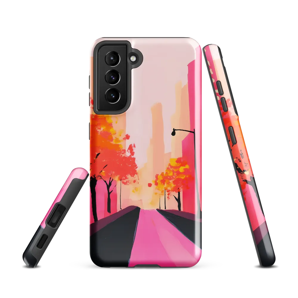 Autumn Serenity in the City | Phone Case |  S21 | Tough Case | Glossy