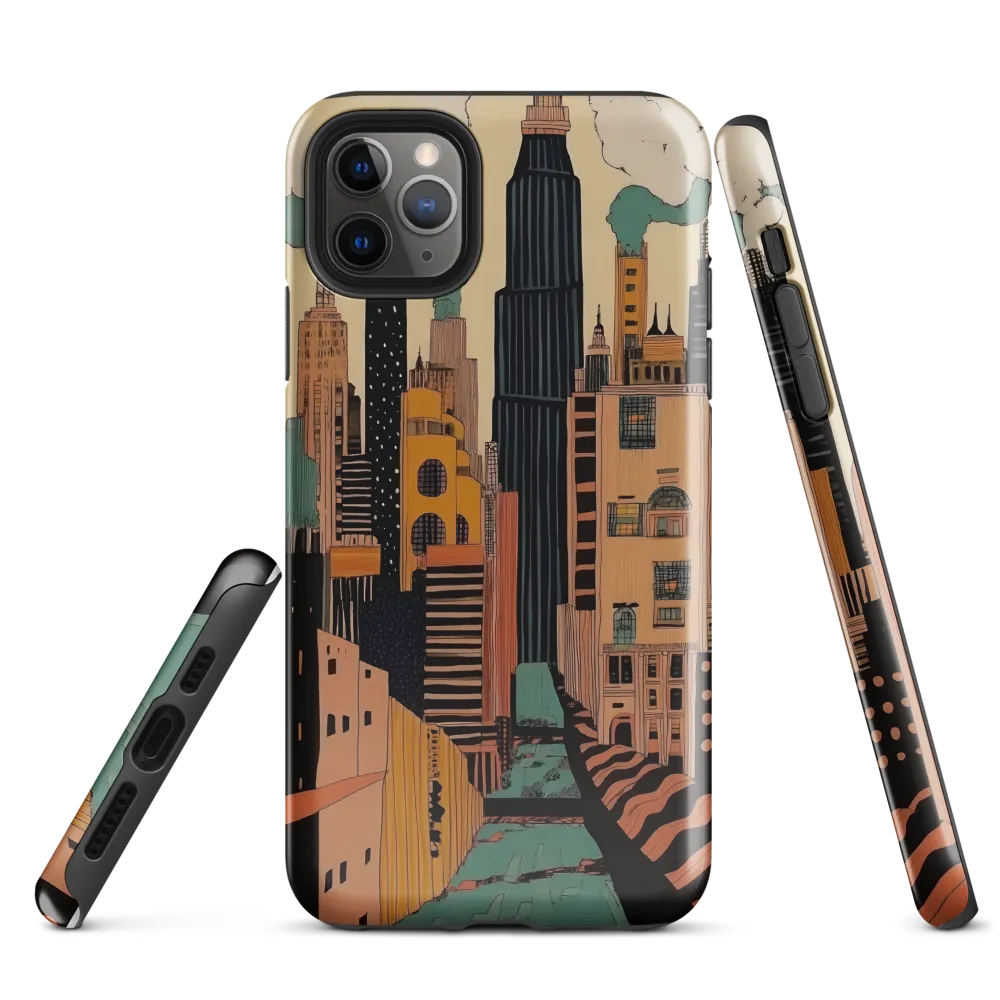 Urban Symphony in Ink | Phone Case |  11 Pro Max | Tough Case | Glossy