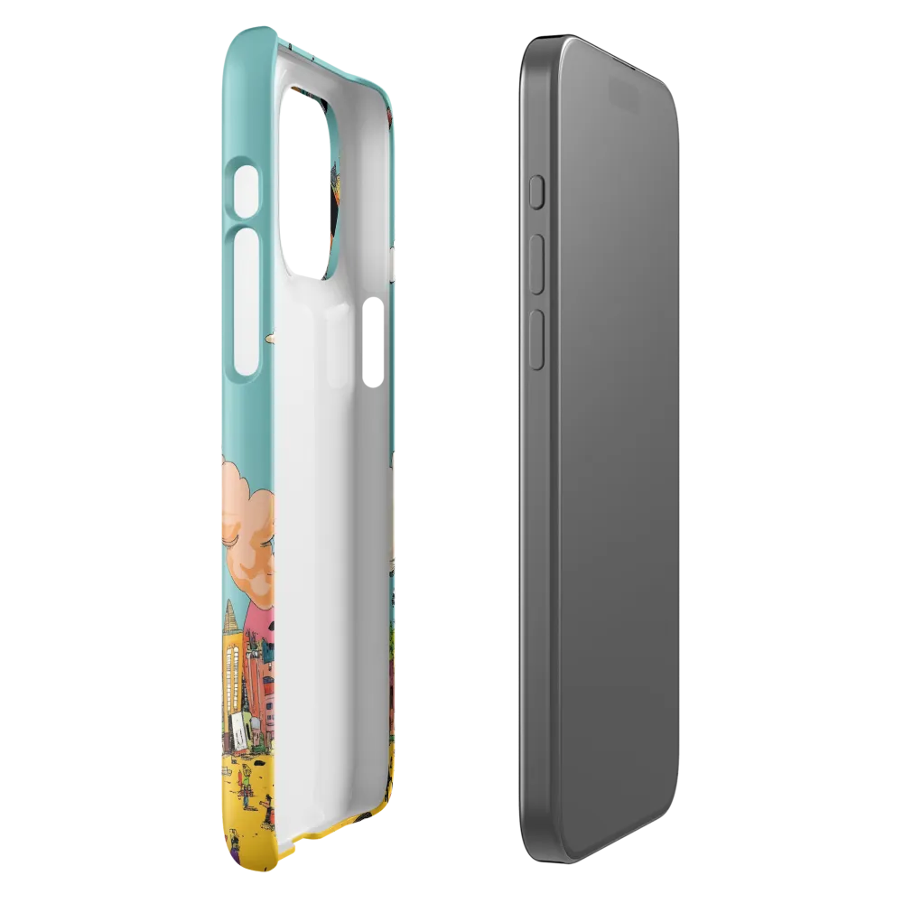 Urban Fantasia: A Whimsical Encounter | Phone Case |  15 Pro Max | Snap Case | Glossy
