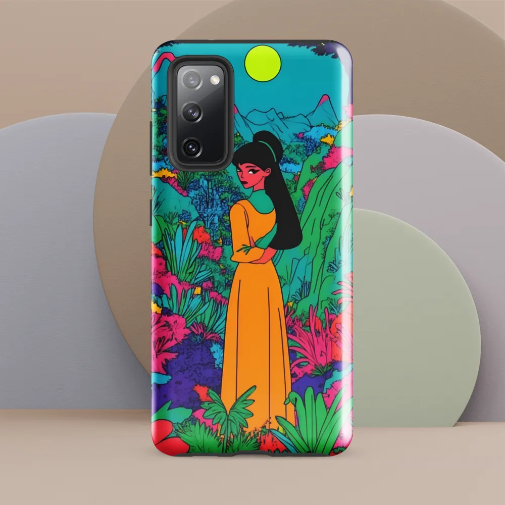 Ethereal Serenity in a Psychedelic Landscape