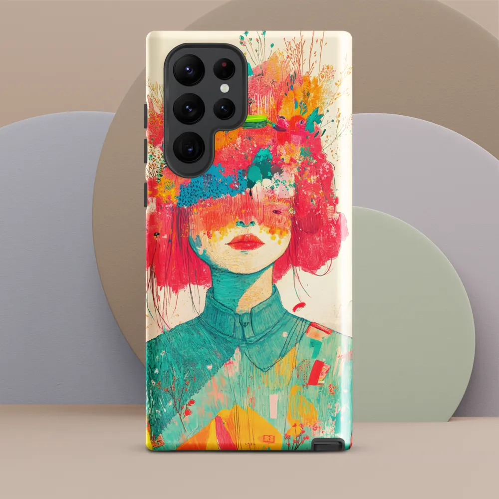 Whimsical Floral Portrait
