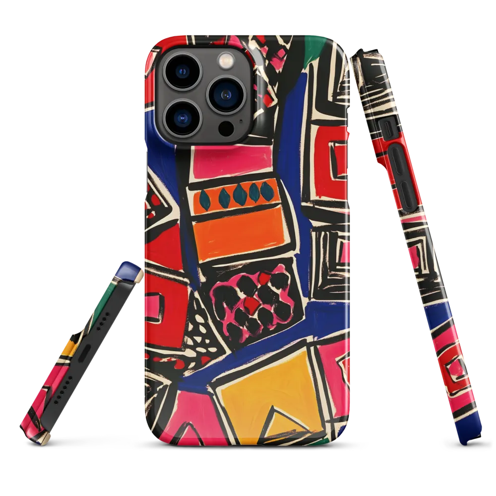 Dynamic Geometric Harmony | Phone Case |  13 Pro Max | Snap Case | Glossy