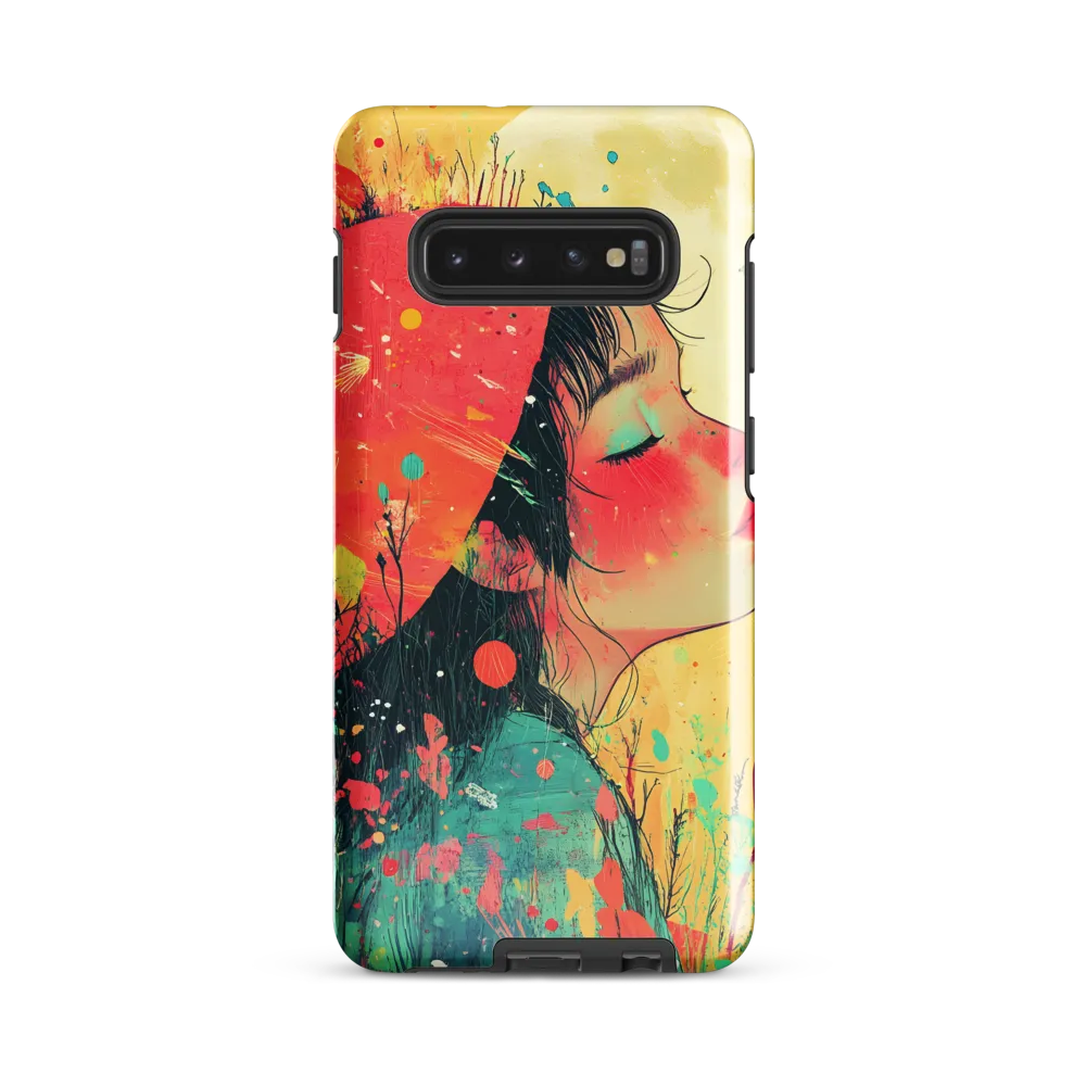 Whispers of Nature: A Dreamy Portrait | Phone Case |  S10 Plus | Tough Case | Glossy