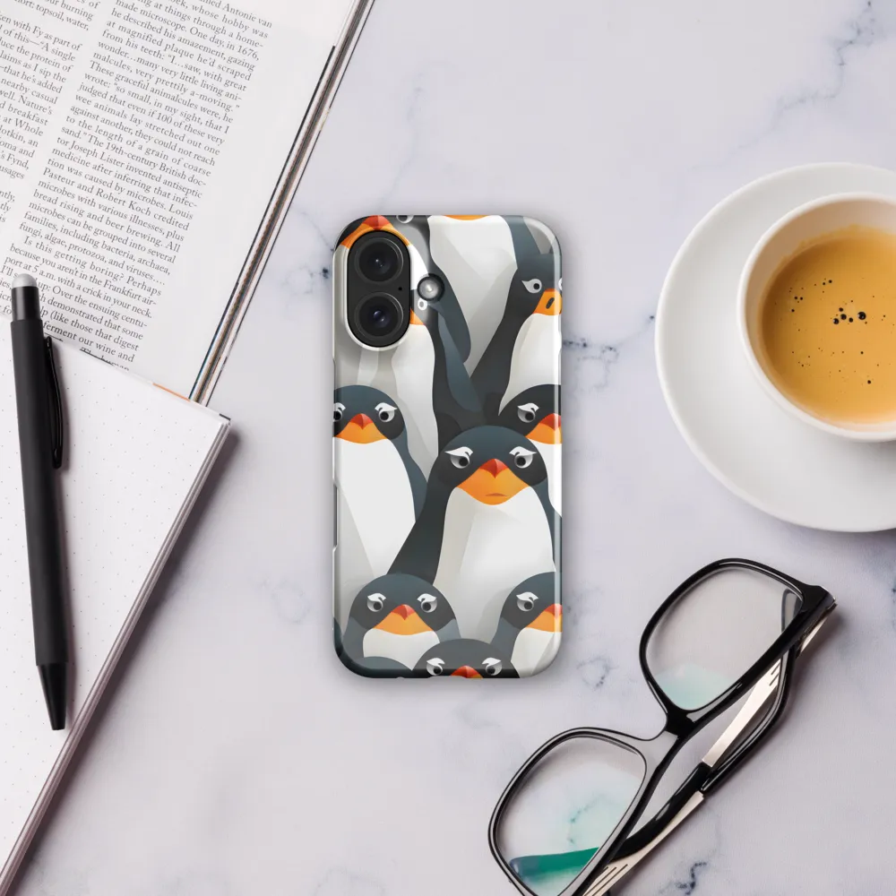 Penguin Parade | Phone Case |  16 | Snap Case | Glossy