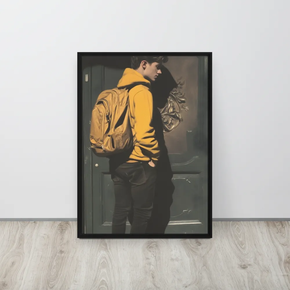 Silent Reflection | Canvas with Black Frame | 20″×28″