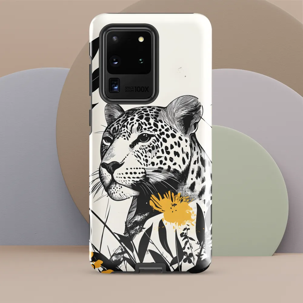 Majestic Leopard Amongst Flora