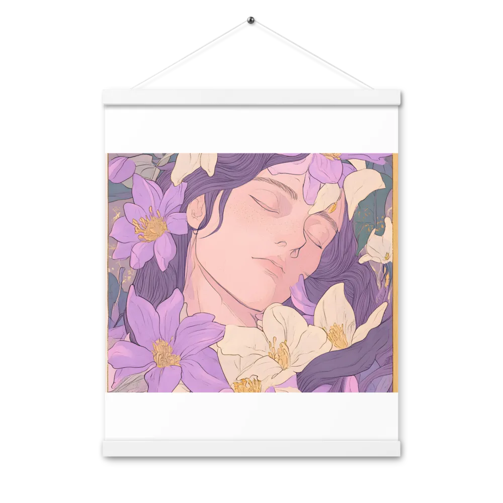 Harmony in Bloom | Poster With White Wood Hanger | 16″×20″