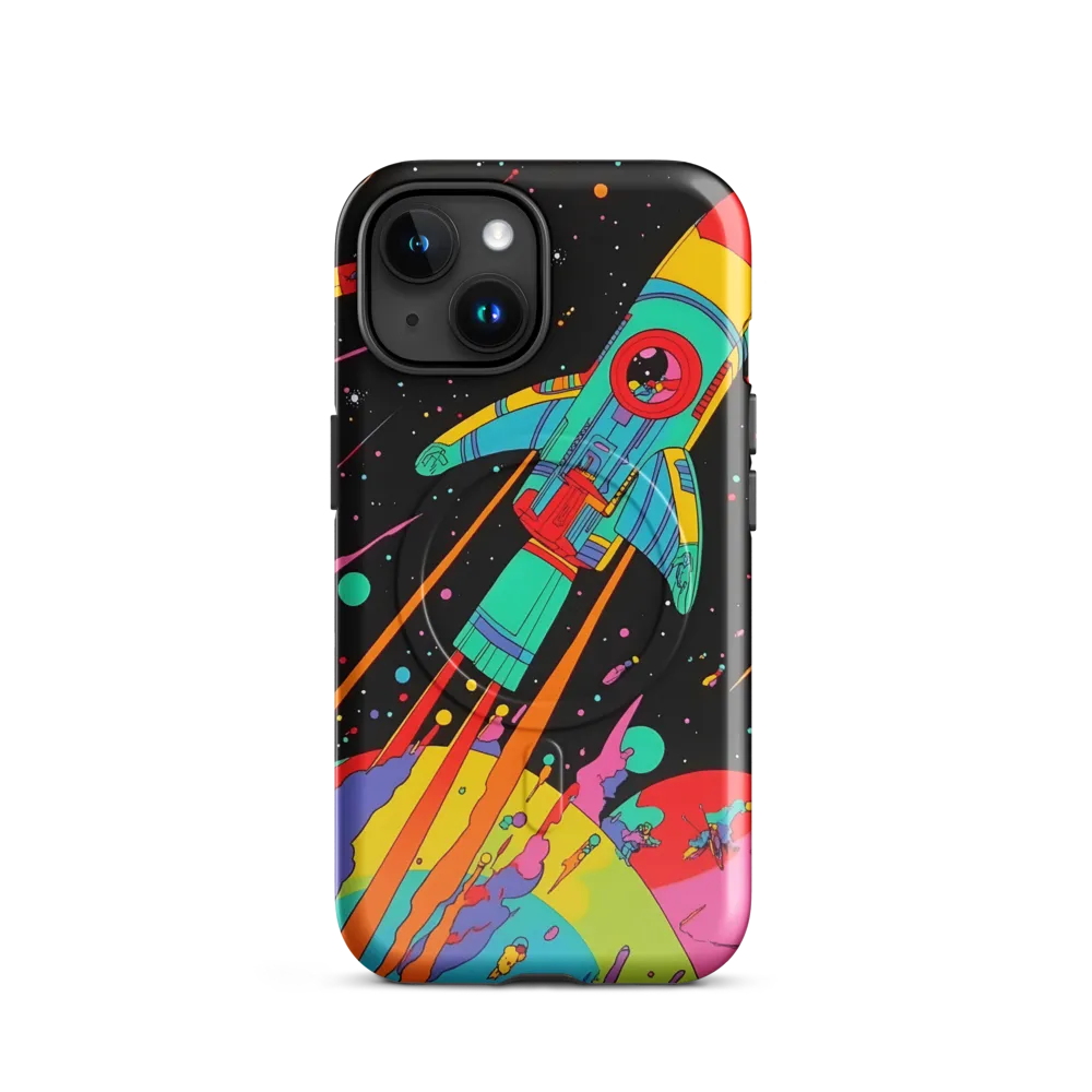 Cosmic Voyage: The Neon Lift-Off