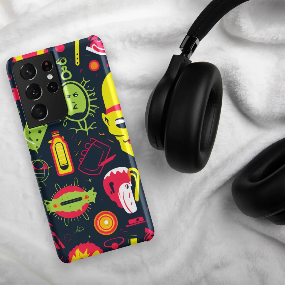 Neon Revelry: A Quirky Exploration of Modern Pop Art