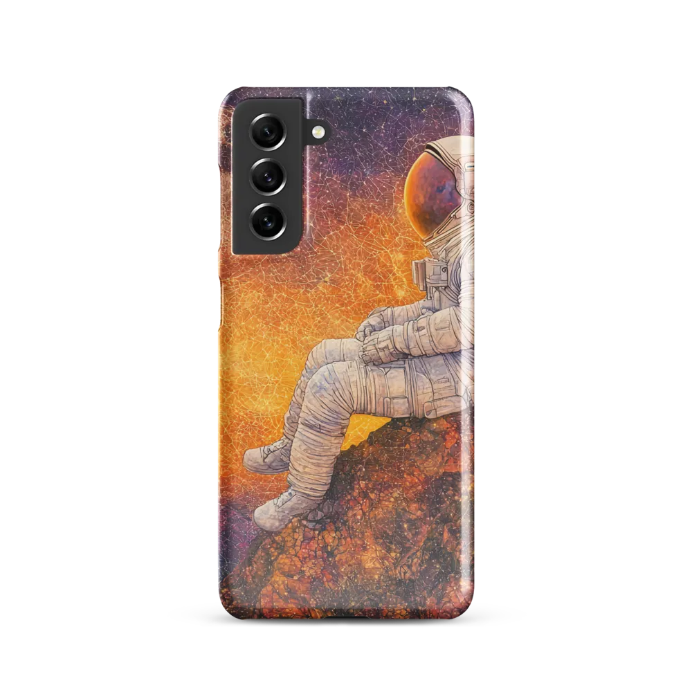 Cosmic Contemplation | Phone Case |  S21 | Snap Case | Glossy
