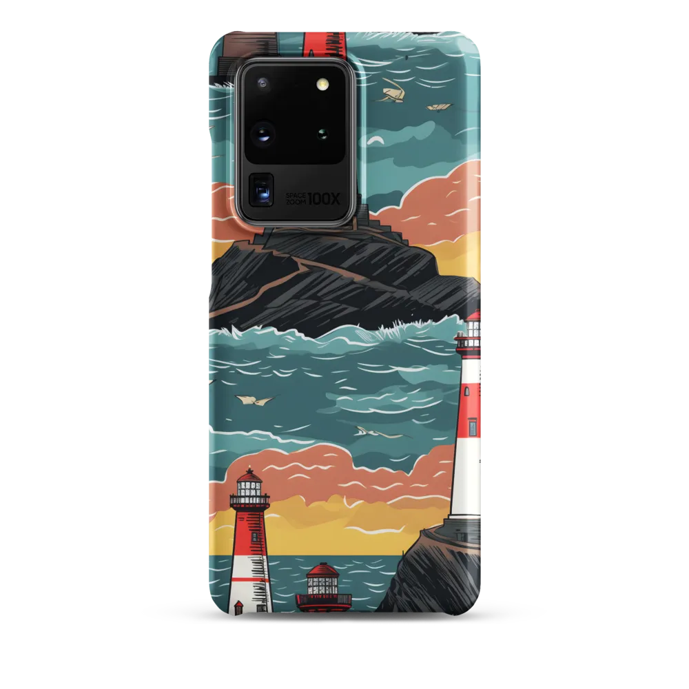 Lighthouses in a Whimsical Ocean
