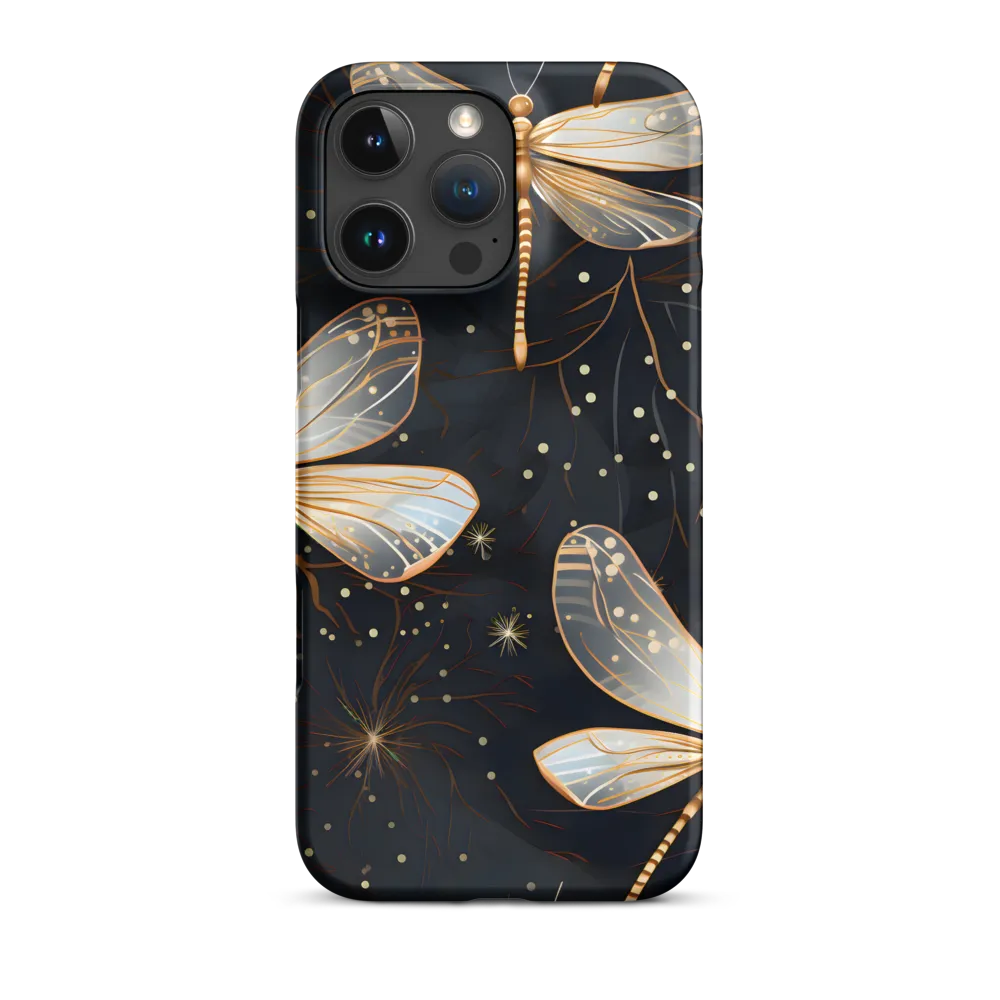 Ethereal Dance: Dragonflies in a Midnight Garden