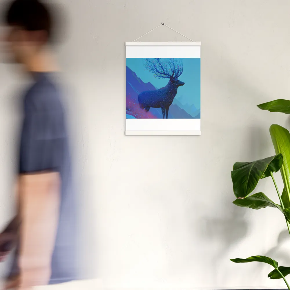 Ethereal Harmony | Poster With White Wood Hanger | 16″×20″