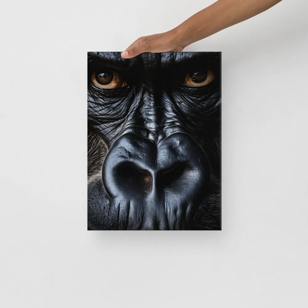 Gaze of the Wild: A Gorilla's Portrait