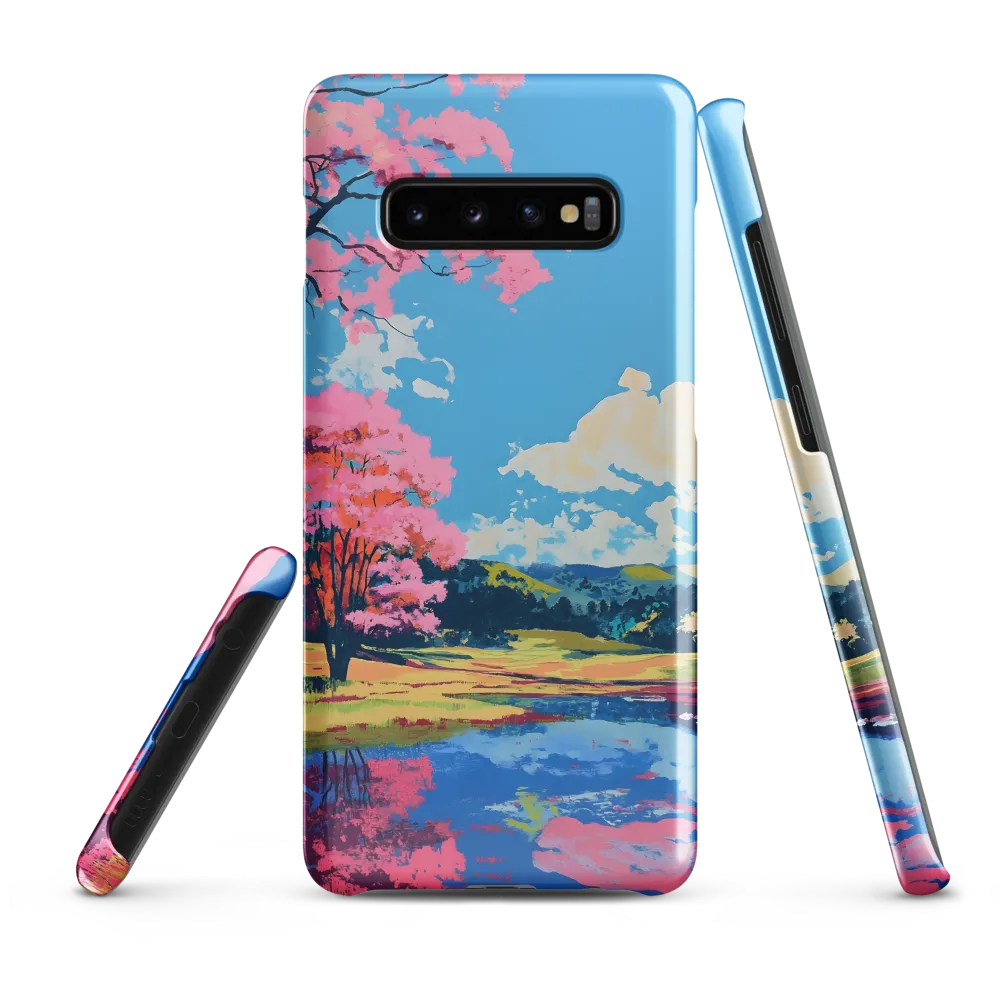 Reflections of a Pink Dreamscape | Phone Case |  S10 Plus | Snap Case | Glossy