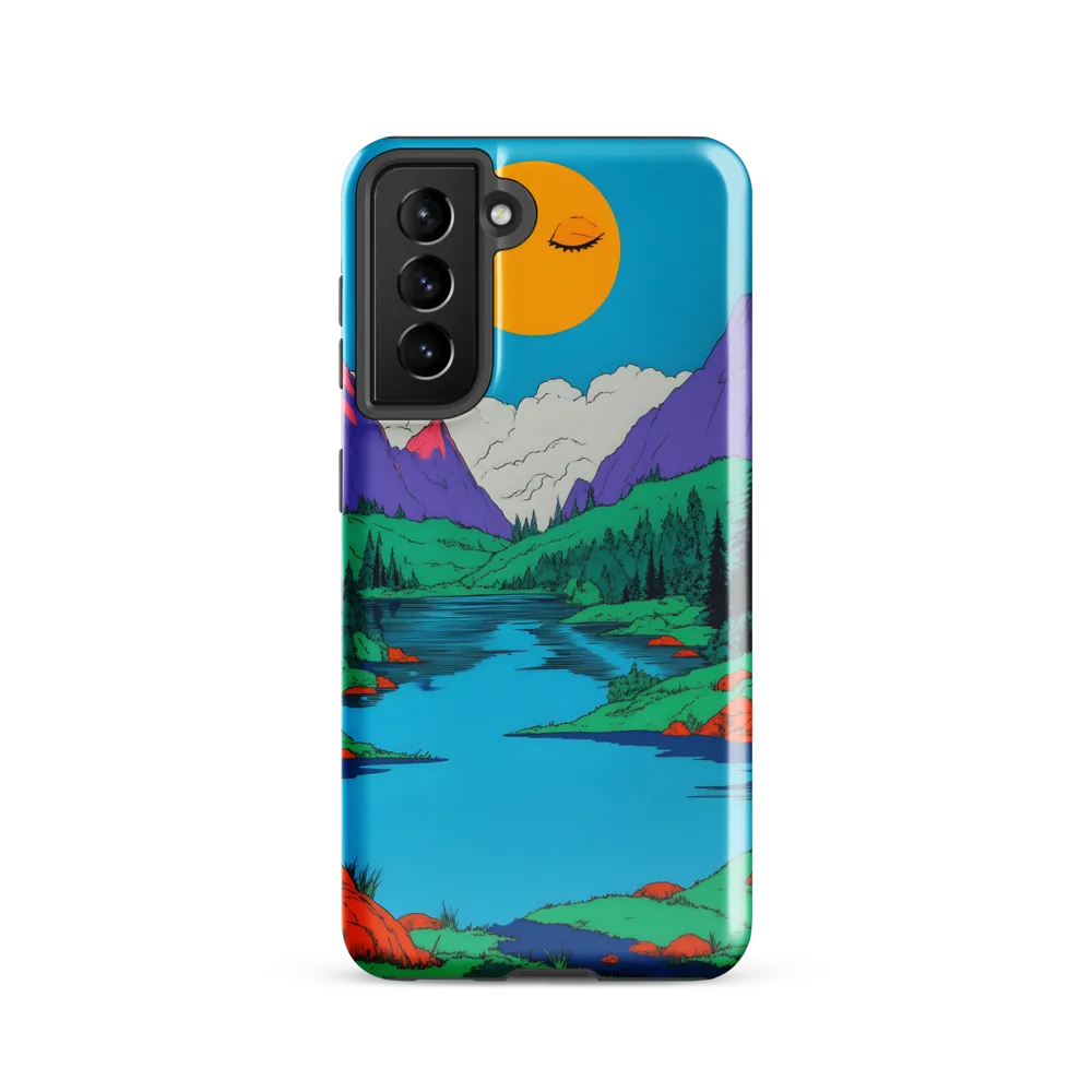 Whimsical Serenity in Vibrant Colors