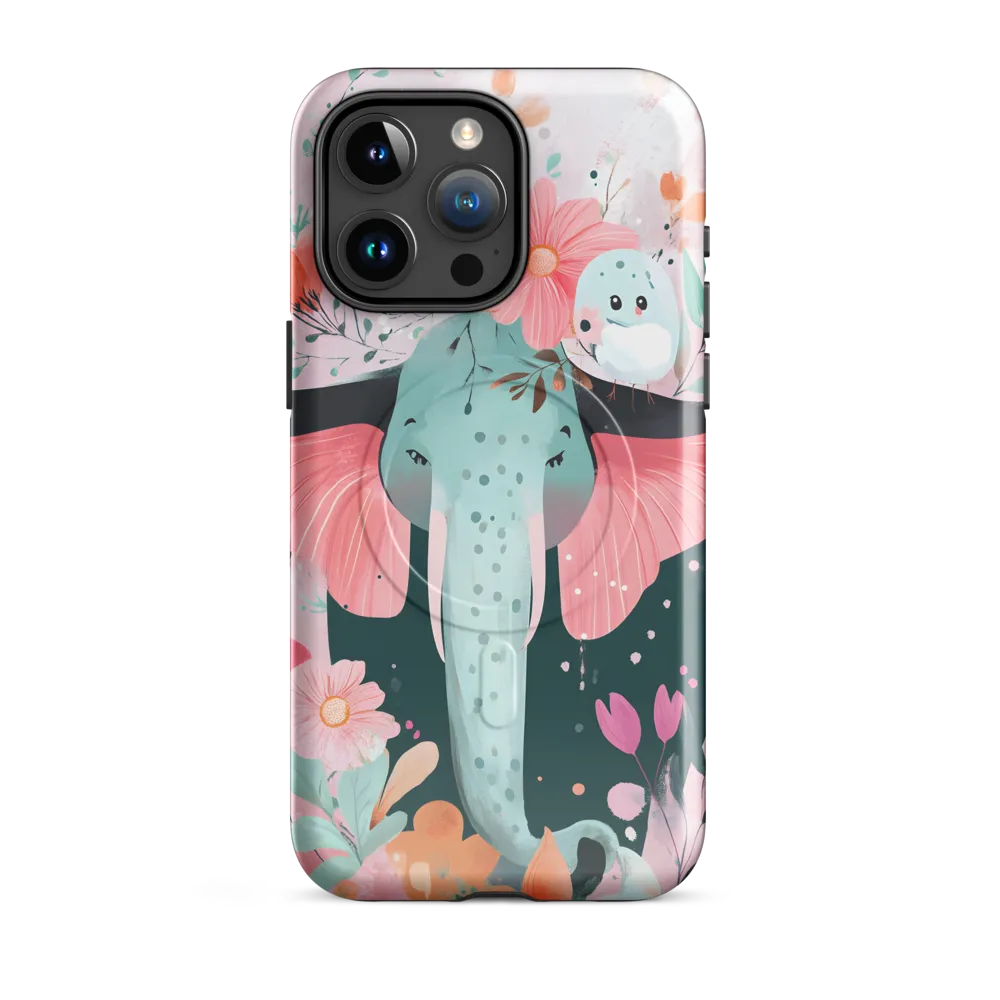 Whimsical Elephant in Bloom