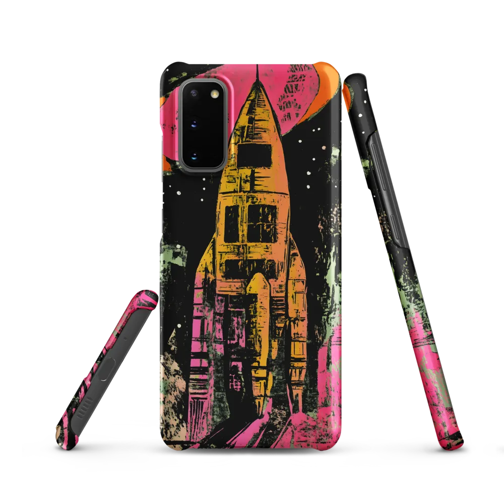Cosmic Voyage: A Surreal Rocket Adventure