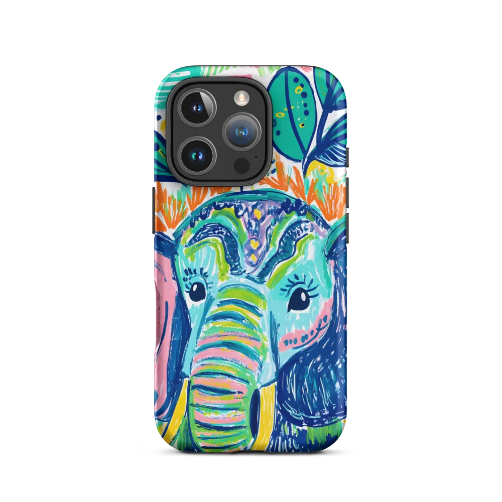 Whimsical Elephant Portrait
