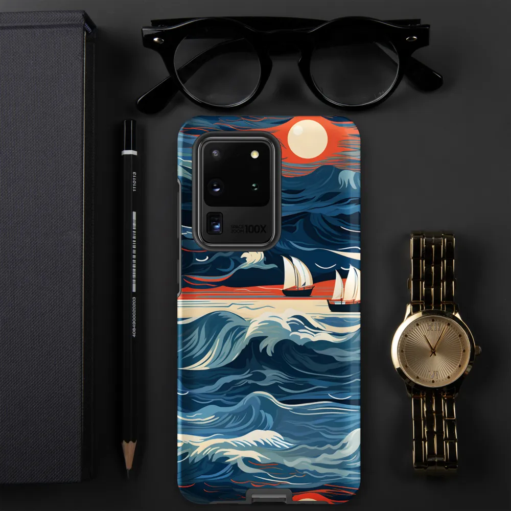Ocean Whispers: A Voyage at Dusk