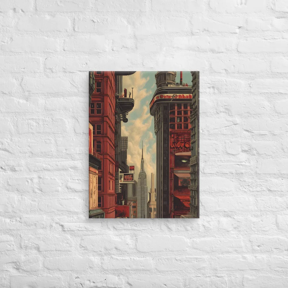 A Glimpse of Tomorrow: Urban Ambition | Canvas | 18″×24″