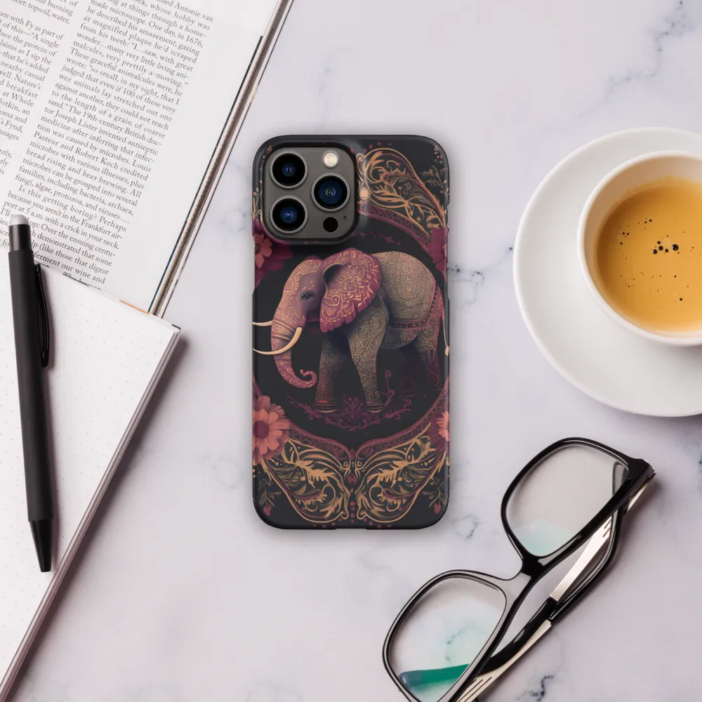 Regal Reverie: The Ornate Elephant | Phone Case |  13 Pro Max | Snap Case | Matte