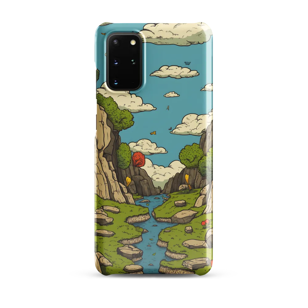 Whimsical Serenity: A Canyon Landscape