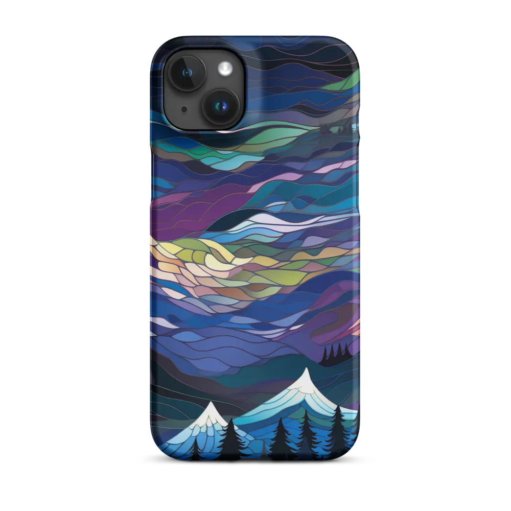 Twilight Peaks: An Abstract Mountain Landscape