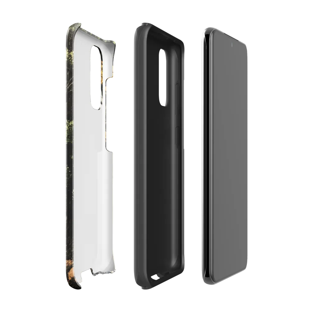 The Whispering Skull: A Surreal Encounter with Nature | Phone Case |  S20 | Tough Case | Glossy