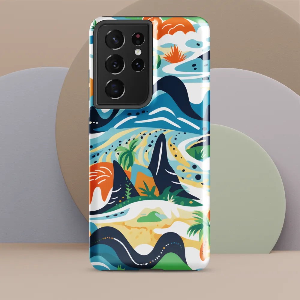 Abstract Tropical Landscape