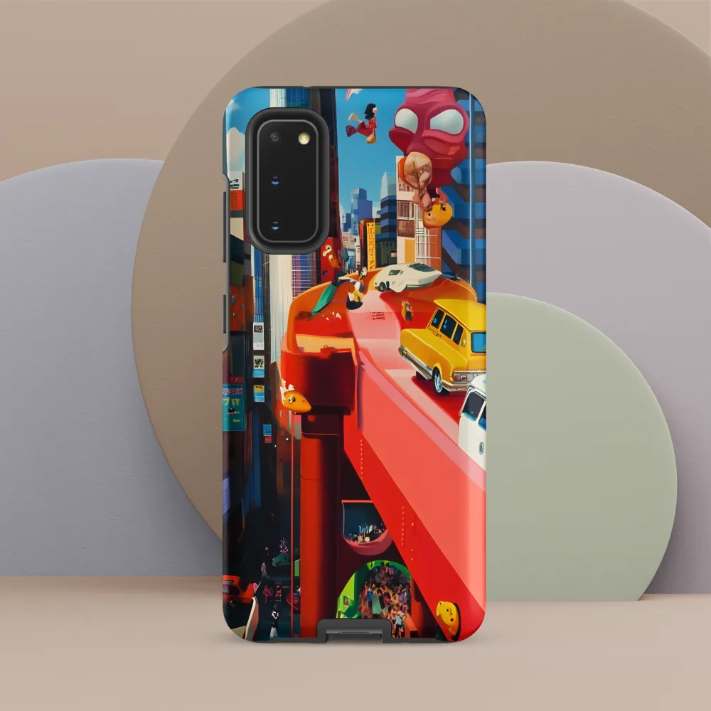Urban Whimsy: A Colorful Cityscape