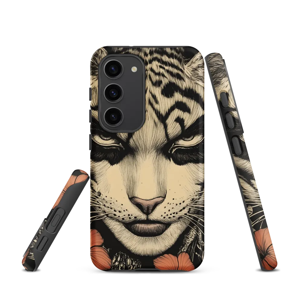 Feline Majesty: The Human-Leopard Connection | Phone Case |  S23 | Tough Case | Matte