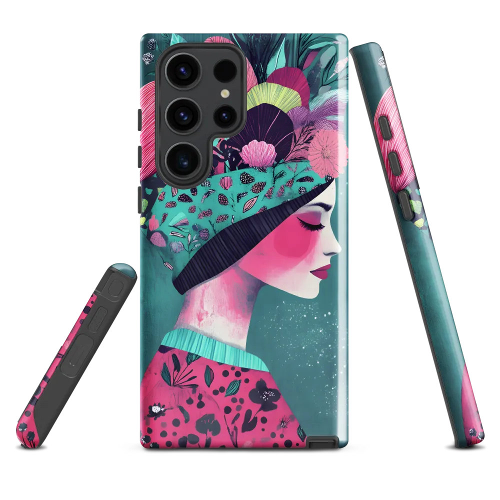 Whimsical Floral Portrait