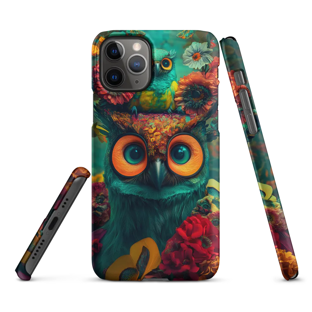 Majestic Harmony: The Floral Owl