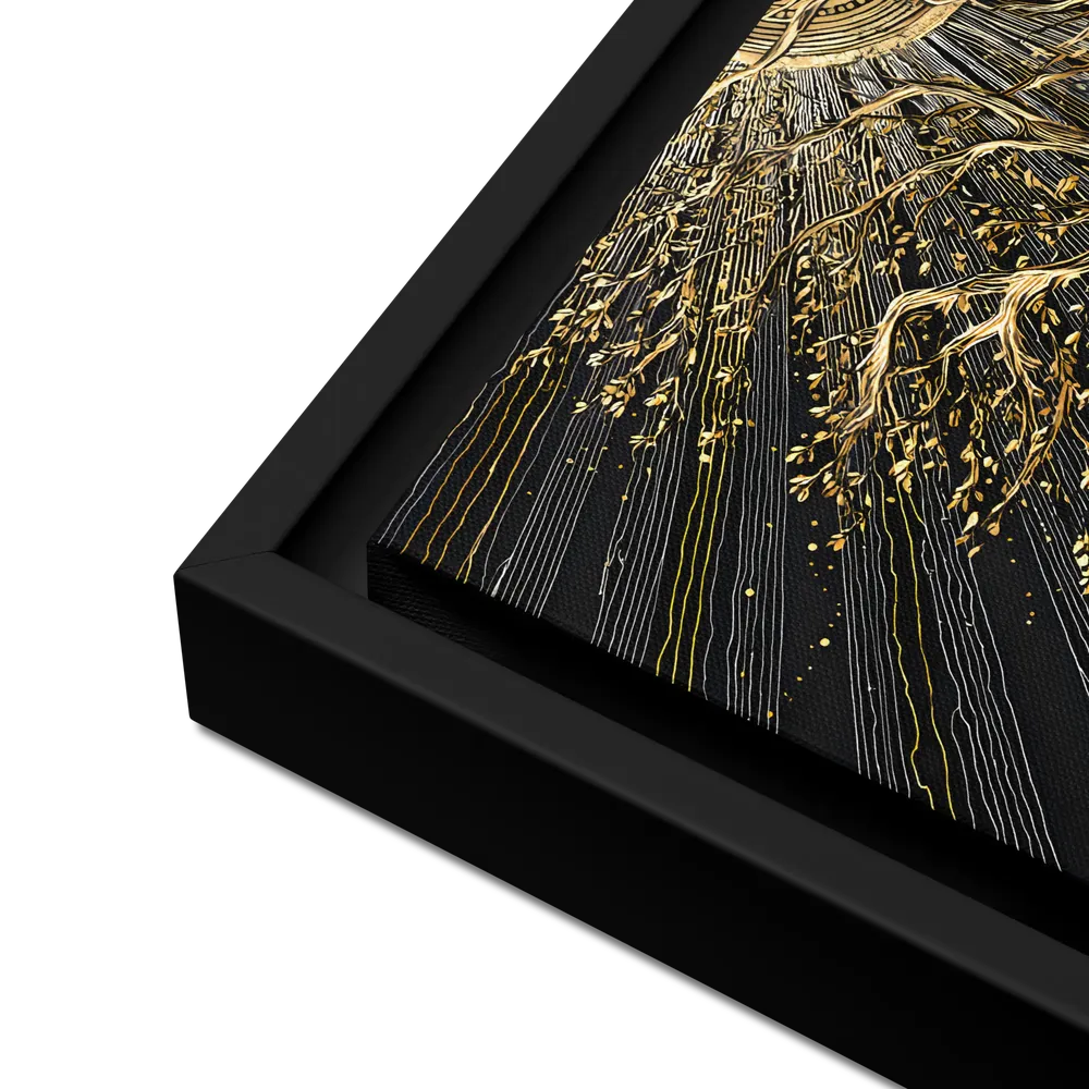 Under the Golden Sun 
 Canvas with Black Frame | 12″x 12″