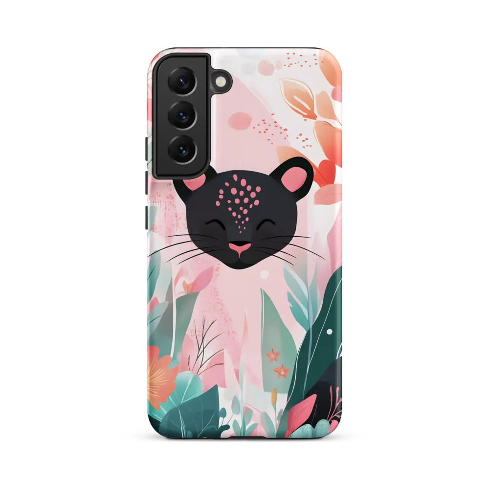 Whimsical Panther in Bloom