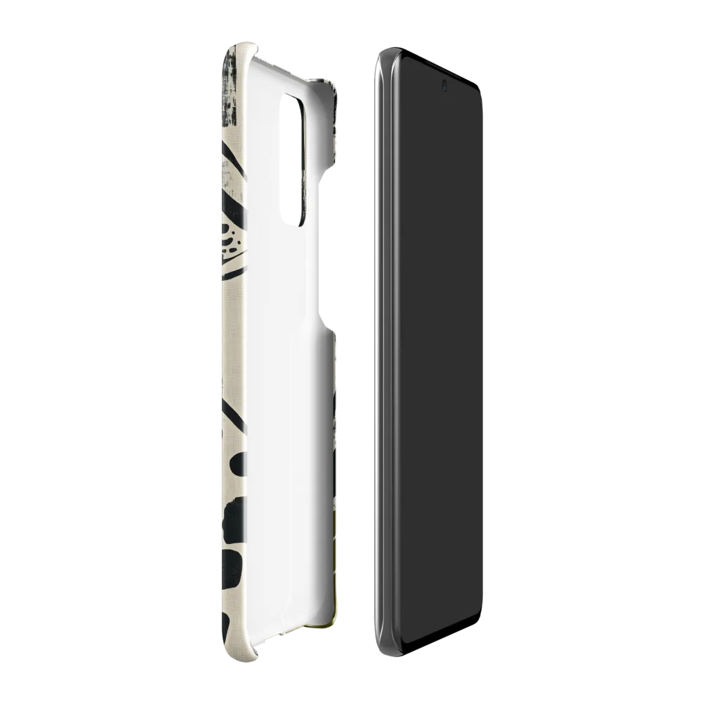 Leopard in Silhouette: A Modern Appeal | Phone Case |  S20 Plus | Snap Case | Glossy