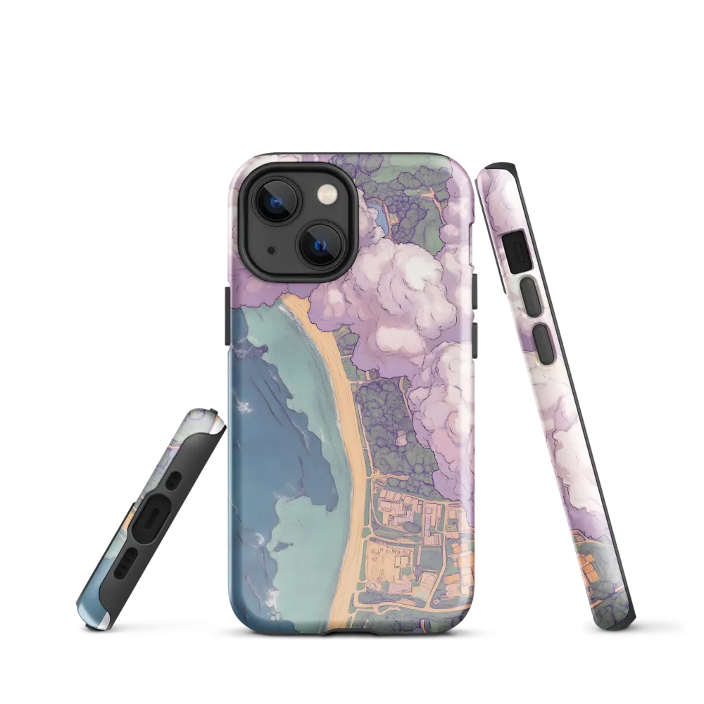 Serenity Over the Coast | Phone Case |  13 mini | Tough Case | Glossy