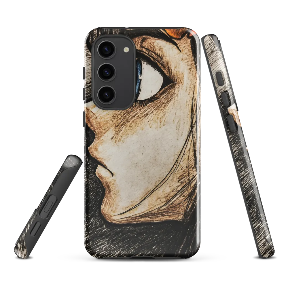 Reflections in Profile | Phone Case |  S23 Plus | Tough Case | Glossy
