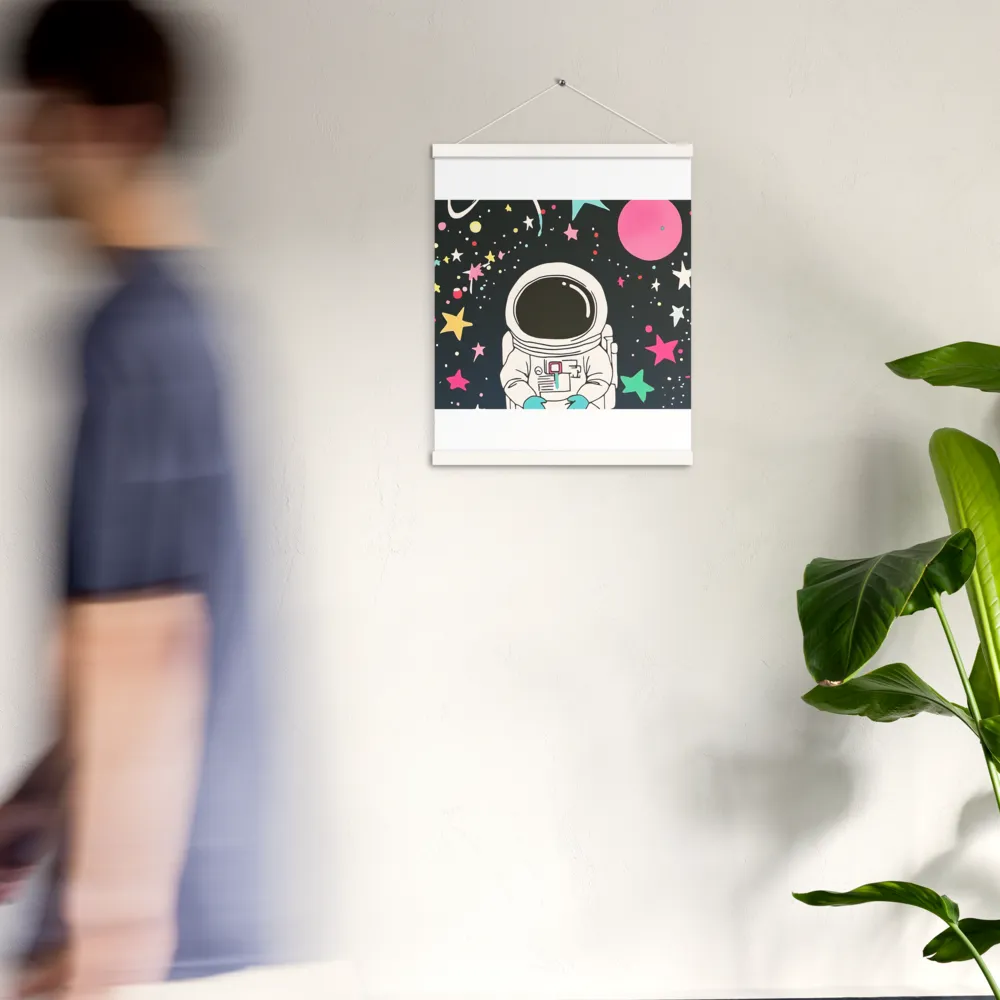 Cosmic Dreamer | Poster With White Wood Hanger | 16″×20″