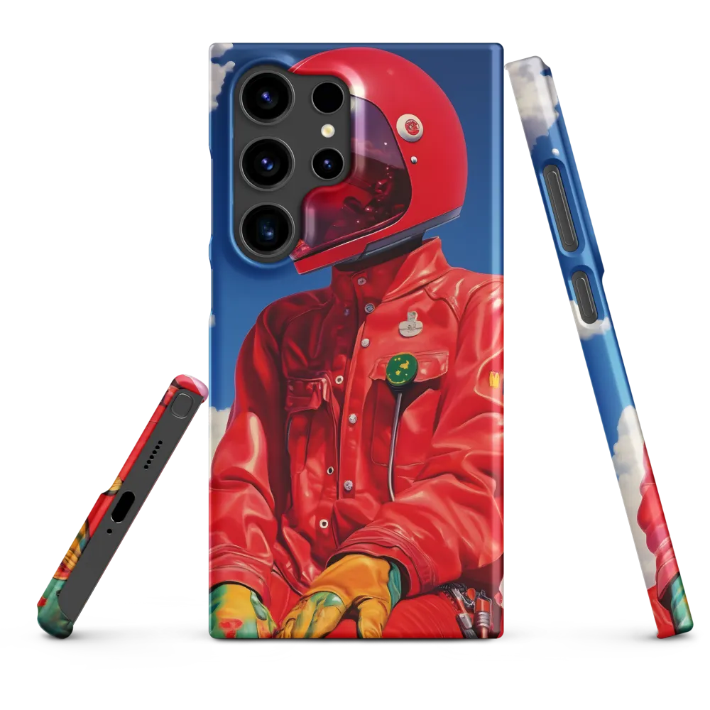 Astronaut in Crimson