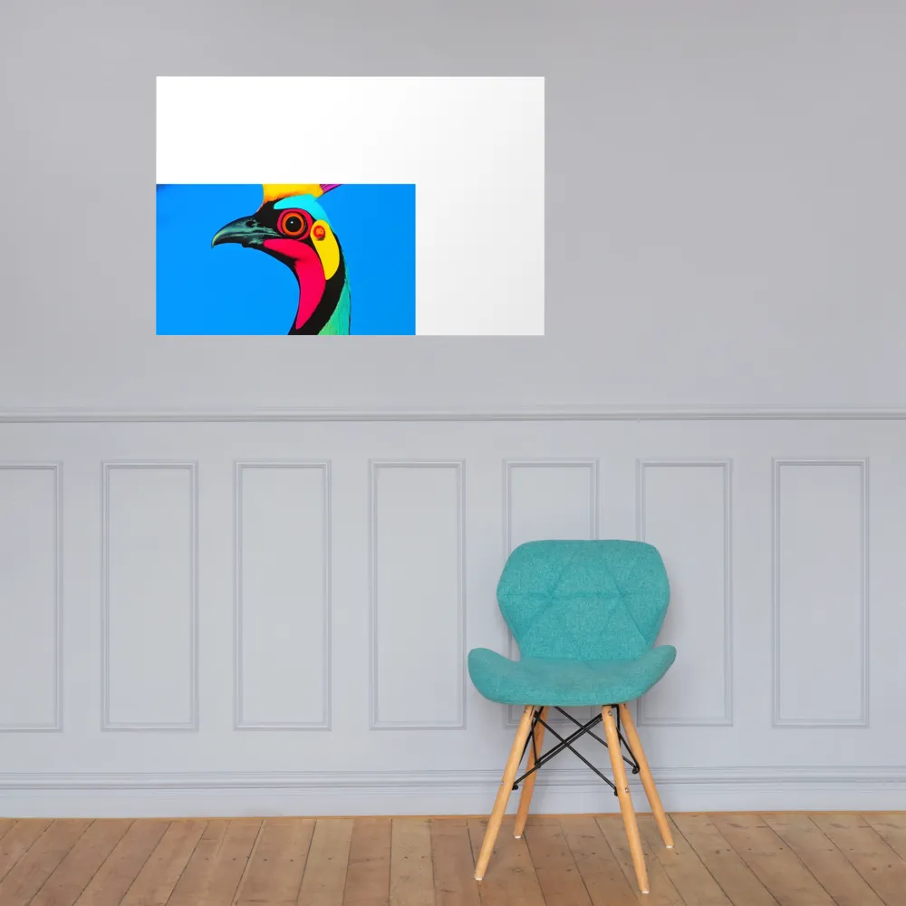 Whimsical Avian Portrait | Poster | 24″×36″
